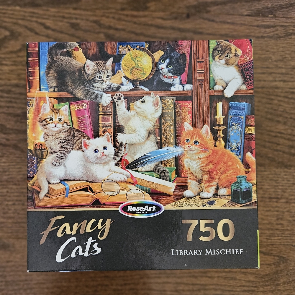 Fancy Cats 750 Piece Puzzle